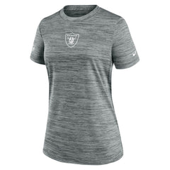 Las Vegas Raiders Women's Sideline Velocity Dri-FIT T-Shirt - Gray T-shirts