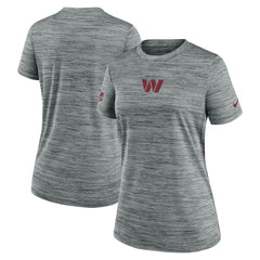 Washington Commanders Women's Sideline Velocity Dri-FIT T-Shirt - Gray T-shirts
