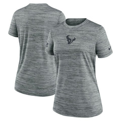 Houston Texans Women's Sideline Velocity Dri-FIT T-Shirt - Gray T-shirts
