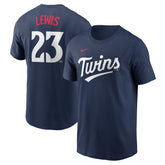 Royce Lewis Minnesota Twins Nike Fuse Name & Number T-Shirt - Navy T-shirts