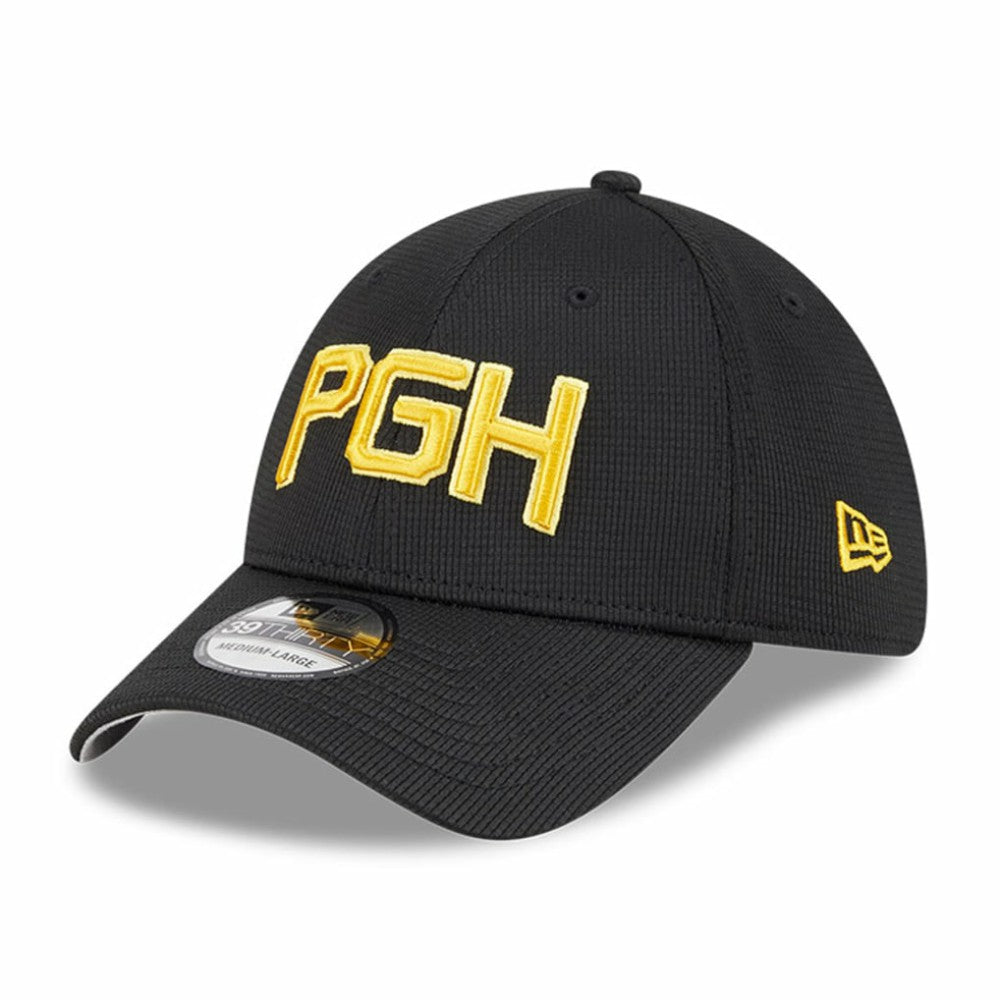Pittsburgh Pirates New Era City Connect Batting Practice 39THIRTY Flex Hat - Black Hats