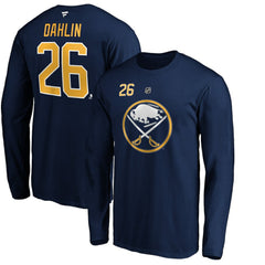 Rasmus Dahlin Buffalo Sabres Fanatics Authentic Stack Name & Number T-Shirt - Navy | US 202198416