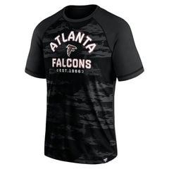 Atlanta Falcons Hail Mary Raglan T-Shirt - Black T-shirts