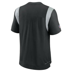 New York Jets Sideline Tonal Logo Performance Player T-Shirt - Black T-shirts