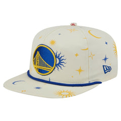 Golden State Warriors Lunar Golfer Snapback Hat Cream - New Era