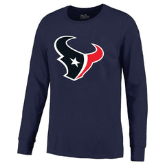 C.J. Stroud Houston Texans Majestic Threads Name & Number Non-Distressed Long Sleeve T-Shirt - Navy T-shirts