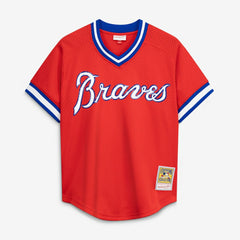 Dale Murphy Atlanta Braves Mitchell & Ness Cooperstown Collection Mesh Batting Practice Jersey - Red Jerseys