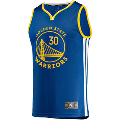 Stephen Curry Golden State Warriors Fast Break Replica Jersey Icon Editi- Royal - Fanatics