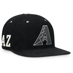 Arizona Diamondbacks Nike Pro Corduroy Structured Snapback Hat - Black Hats