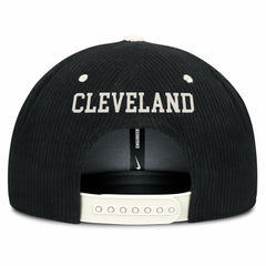 Cleveland Guardians Nike Pro Corduroy Structured Snapback Hat - Black Hats