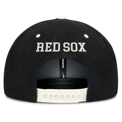 Boston Red Sox Nike Pro Corduroy Structured Snapback Hat - Black Hats