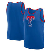Texas Rangers Logo Athletic Unmatched Success Tank Top - Royal Tanks