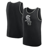 Chicago White Sox Logo Athletic Unmatched Success Tank Top - Black Tanks