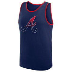 Atlanta Braves Logo Athletic Unmatched Success Tank Top - Navy Tanks