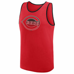 Cincinnati Reds Logo Athletic Unmatched Success Tank Top - Red Tanks