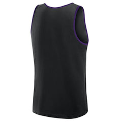 Colorado Rockies Logo Athletic Unmatched Success Tank Top - Black Tanks