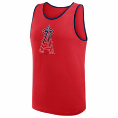 Los Angeles Angels Logo Athletic Unmatched Success Tank Top - Red Tanks