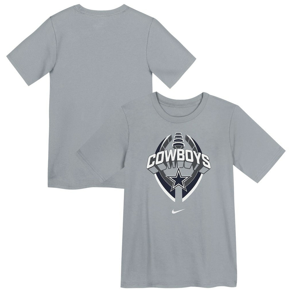 Dallas Cowboys Preschool Icon Legend Dri-FIT T-Shirt - Gray T-shirts