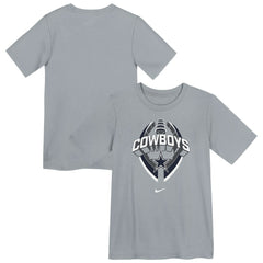 Dallas Cowboys Preschool Icon Legend Dri-FIT T-Shirt - Gray T-shirts