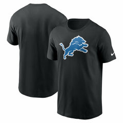 Detroit Lions Primetime Logo Essential T-Shirt - Black T-shirts