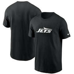 New York Jets Primetime Logo Essential T-Shirt - Black T-shirts