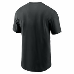 Detroit Lions Primetime Wordmark Essential T-Shirt - Black T-shirts