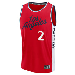 Kawhi Leonard LA Clippers Fast Break Replica Player Jersey Statement Edition Red - Fanatics