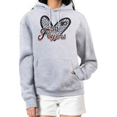 Philadelphia Flyers G-III 4Her by Carl Banks Women's Animal Print Heart Fleece Pullover Hoodie - Heather Gray | US 202214016