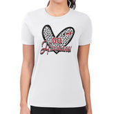 Carolina Hurricanes G-III 4Her by Carl Banks Women's Super-Slim Fit Lightweight Animal Print Heart T-Shirt - White | US 202214133