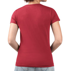 Florida Panthers G-III 4Her by Carl Banks Women's Super-Slim Fit Lightweight Animal Print Heart V-Neck T-Shirt - Red | US 202214222