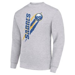 Buffalo Sabres Starter Color Scratch Pullover Sweatshirt - Heather Gray | US 202215732