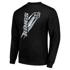 Los Angeles Kings Starter Color Scratch Pullover Sweatshirt - Black | US 202215734