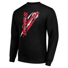 New Jersey Devils Starter Color Scratch Pullover Sweatshirt - Black | US 202215737