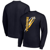 Nashville Predators Starter Color Scratch Pullover Sweatshirt - Navy | US 202215760