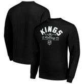Los Angeles Kings Starter Stick And Puck Logo Fleece Pullover Sweatshirt - Black | US 202215882