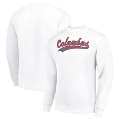 Columbus Blue Jackets Starter Tailsweep City Pullover Sweatshirt - White | US 202215917