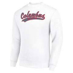 Columbus Blue Jackets Starter Tailsweep City Pullover Sweatshirt - White | US 202215917
