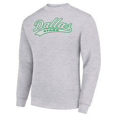 Dallas Stars Starter Tailsweep City Pullover Sweatshirt - Heather Gray | US 202215933