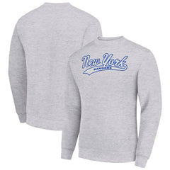 New York Rangers Starter Tailsweep City Pullover Sweatshirt - Heather Gray | US 202215951