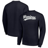 Winnipeg Jets Starter Tailsweep City Pullover Sweatshirt - Navy | US 202215984
