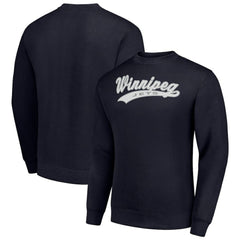 Winnipeg Jets Starter Tailsweep City Pullover Sweatshirt - Navy | US 202215984