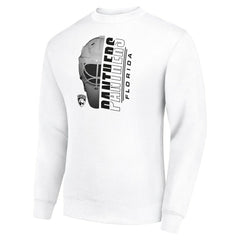 Florida Panthers Starter Half Helmet Team Logo Pullover Sweatshirt - White | US 202216024