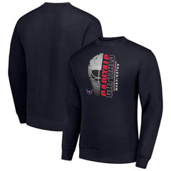 Washington Capitals Starter Half Helmet Team Logo Pullover Sweatshirt - Navy | US 202216073