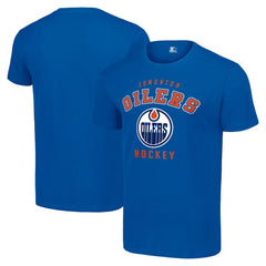Edmonton Oilers Starter Logo T-Shirt - Royal | US 202216091