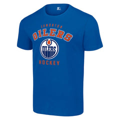 Edmonton Oilers Starter Logo T-Shirt - Royal | US 202216091