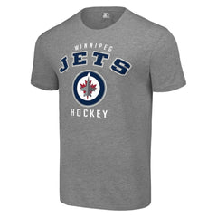 Winnipeg Jets Starter Logo T-Shirt - Heather Gray | US 202216098
