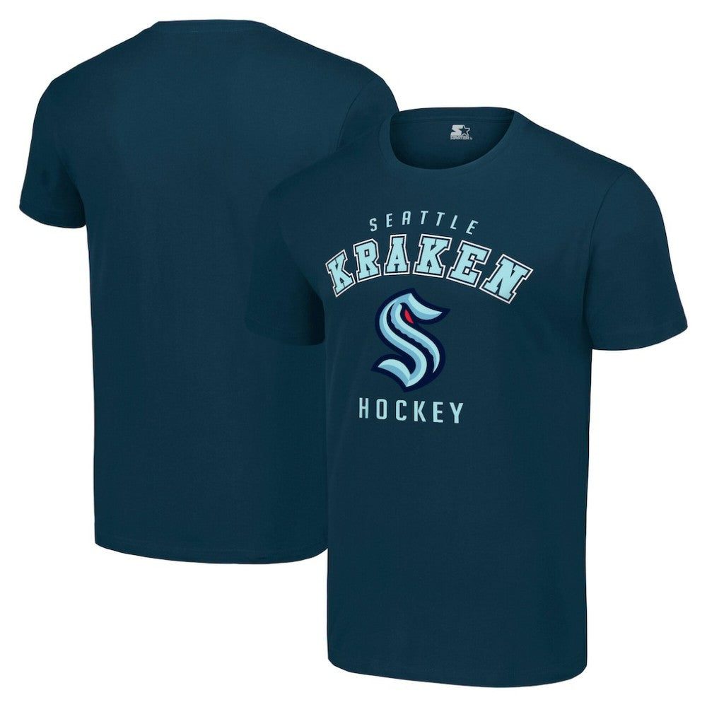Seattle Kraken Starter Logo T-Shirt - Navy | US 202216105