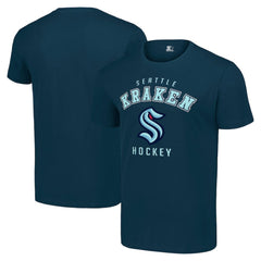 Seattle Kraken Starter Logo T-Shirt - Navy | US 202216105