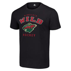 Minnesota Wild Starter Logo T-Shirt - Black | US 202216139
