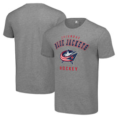 Columbus Blue Jackets Starter Logo T-Shirt - Heather Gray | US 202216155